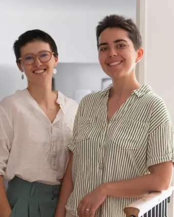 Lauriane et Léna, co-fondatrices de Lunea Conciergerie